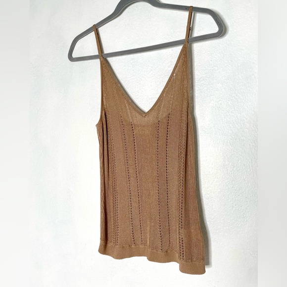 L'AGENCE Beige Knit Tank Top - Picture 10 of 13